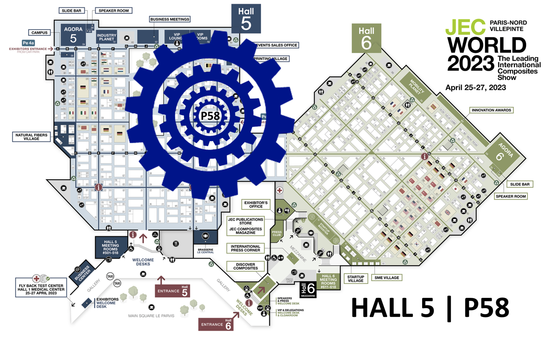 Join Us At JEC2023 We Have Some Some Big News Accudyne Systems Inc   Show Map LI 